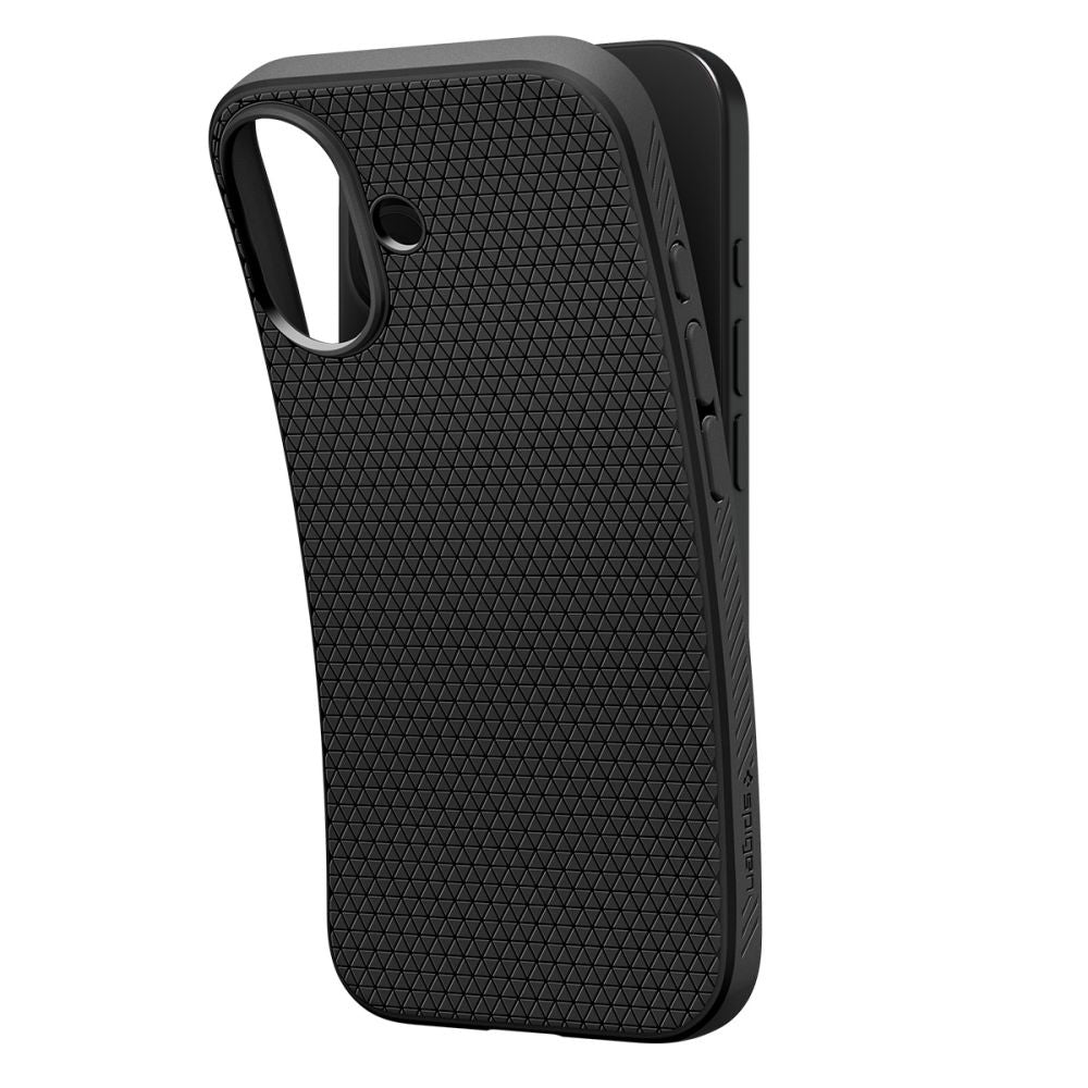 Deksel for Apple iPhone 17, Spigen, Liquid Air, Matt Svart