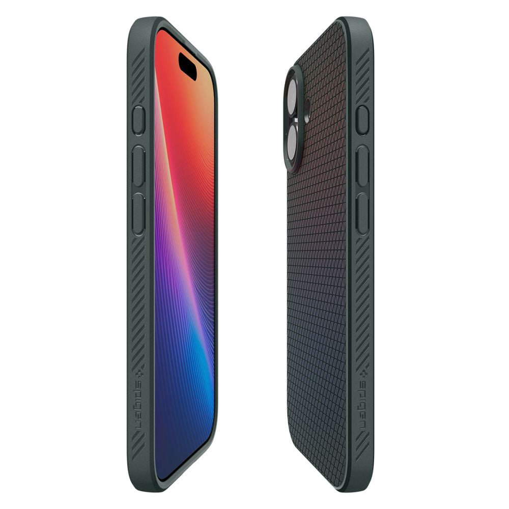 Deksel for Apple iPhone 17, Spigen, Liquid Air, Grønn