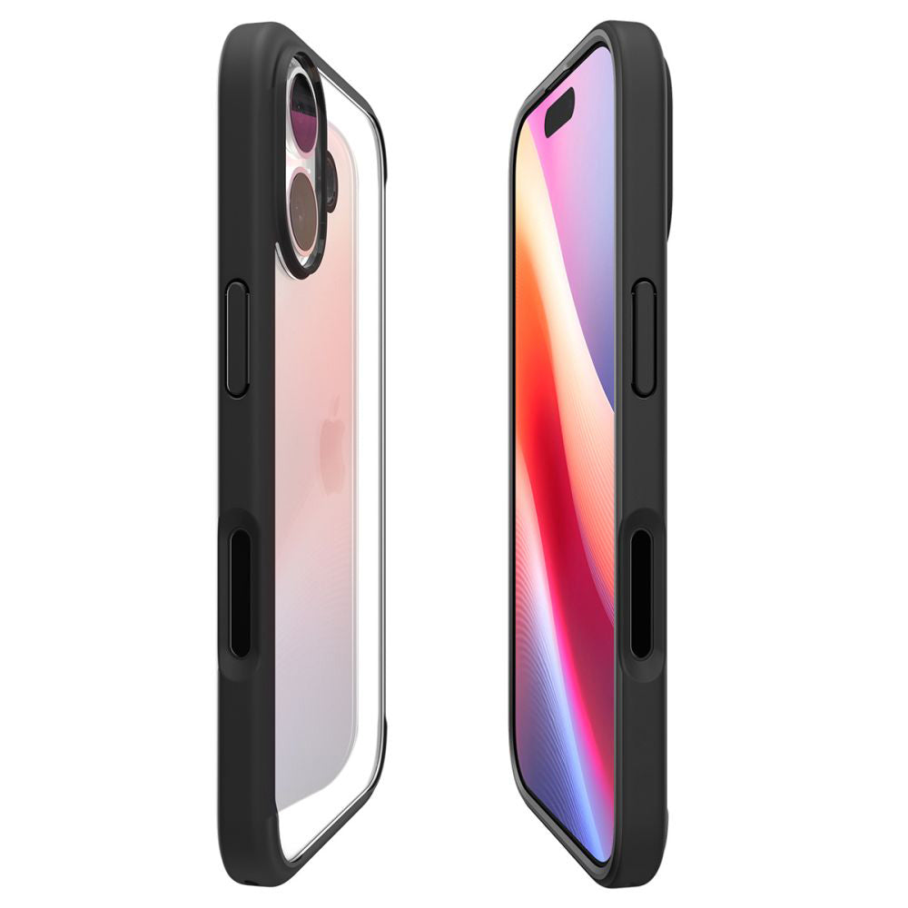 Deksel for Apple iPhone 17, Spigen, Ultra Hybrid, Matt Svart