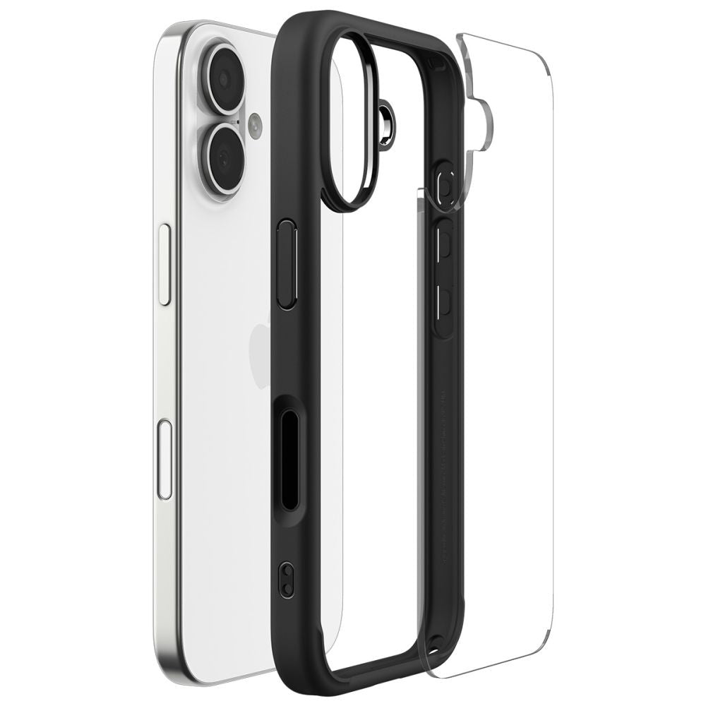 Deksel for Apple iPhone 17, Spigen, Ultra Hybrid, Matt Svart