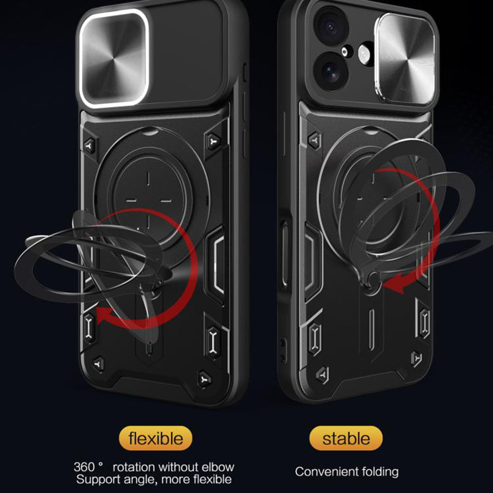 Deksel for Apple iPhone 17, Techsuit, CamGuard Pro, Blå