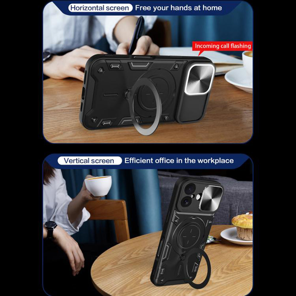 Deksel for Apple iPhone 17, Techsuit, CamGuard Pro, Blå