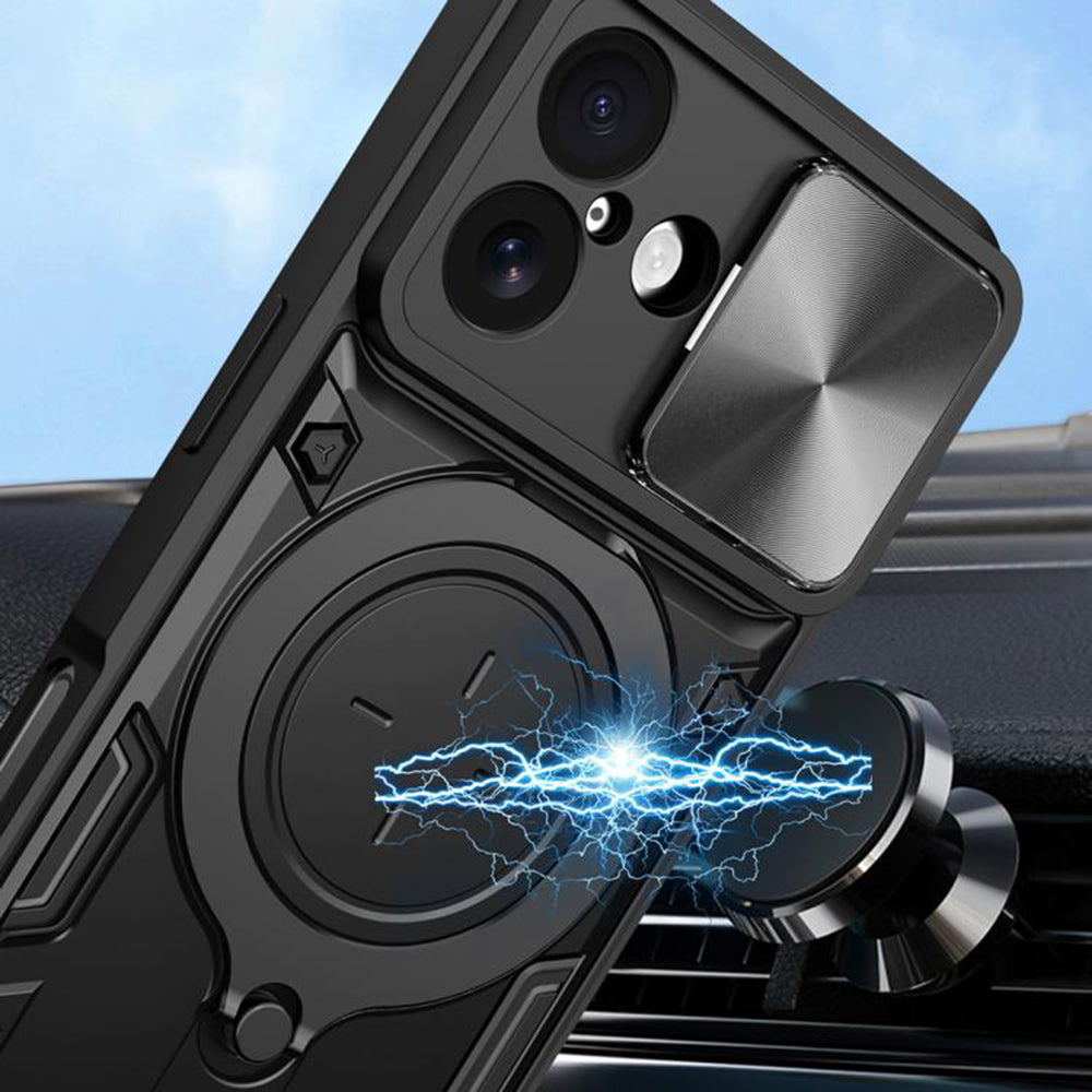 Deksel for Apple iPhone 17, Techsuit, CamGuard Pro, Svart