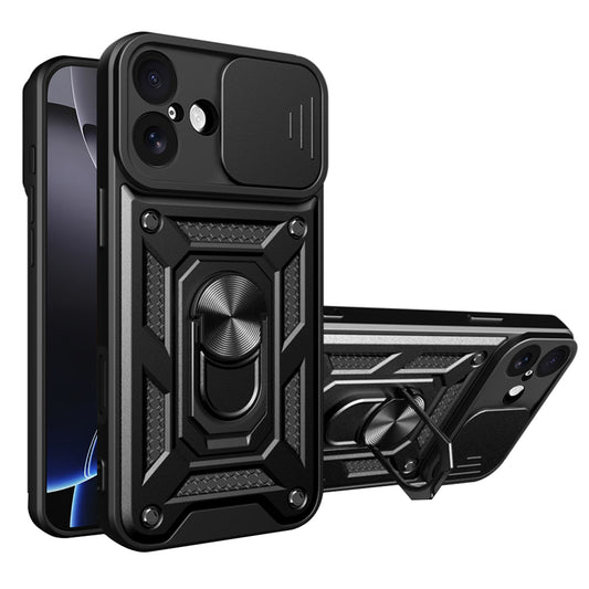 Deksel for Apple iPhone 17, Techsuit, CamShield, Svart