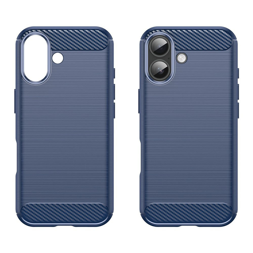 Deksel for Apple iPhone 17, Techsuit, Karbon, Blå