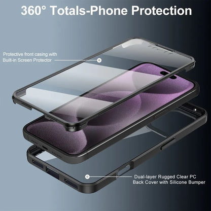 Deksel for Apple iPhone 17, Techsuit, ColorVerse 360, Blå