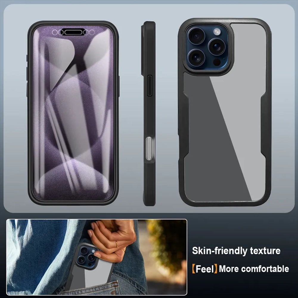 Deksel for Apple iPhone 17, Techsuit, ColorVerse 360, Blå