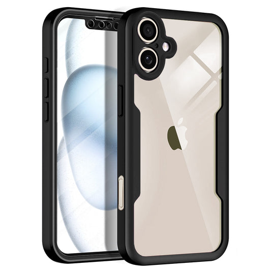 Deksel for Apple iPhone 17, Techsuit, ColorVerse 360, Svart
