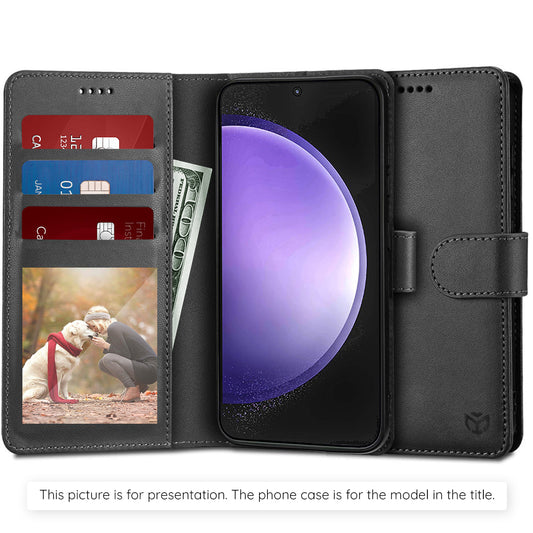 Deksel for Apple iPhone 17, Techsuit, Diary Book, Svart