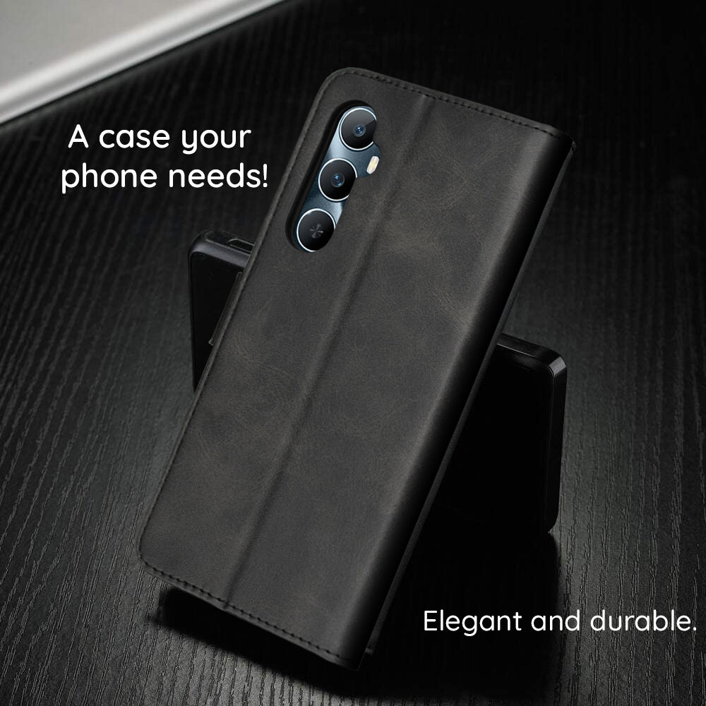 Deksel for Apple iPhone 17, Techsuit, Diary Book, Svart