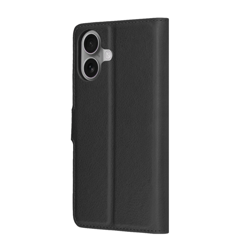 Deksel for Apple iPhone 17, Techsuit, Leather Folio, Svart