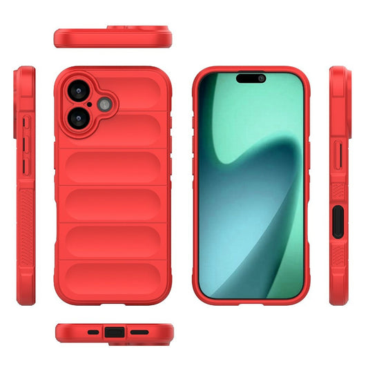 Deksel for Apple iPhone 17, Techsuit, Magic Shield, Rød