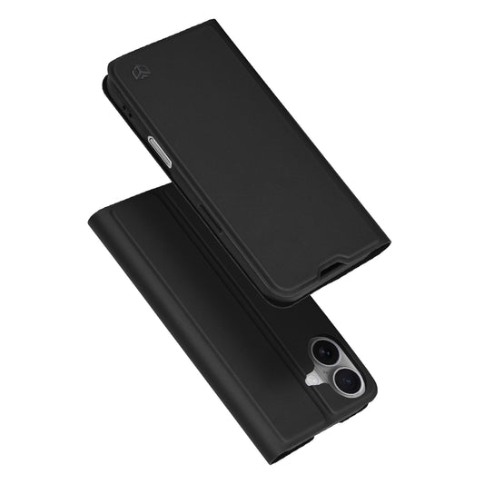 Deksel for Apple iPhone 17, Techsuit, Magskin Book, Svart