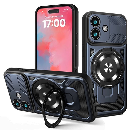 Deksel for Apple iPhone 17, Techsuit, RuggedCam, Blå