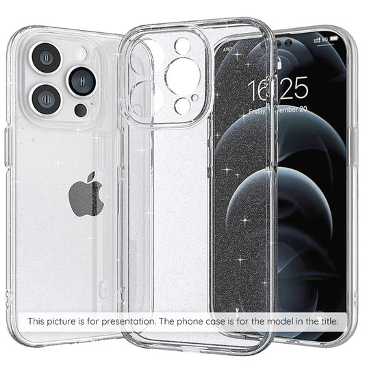 Deksel for Apple iPhone 17, Techsuit, SparkleSkin, Gjennomsiktig