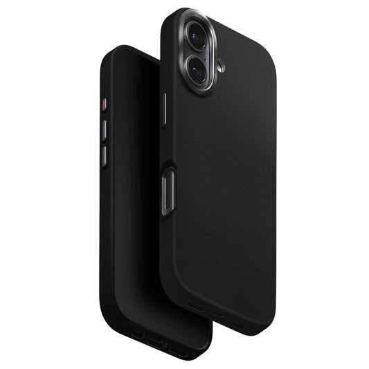 Deksel for Apple iPhone 17, UNIQ, Lyden Leatherette, Svart