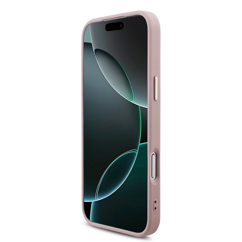 Deksel for Apple iPhone 18 Pro / 17 Pro, Guess, 4G Big Classic Logo, Rosa