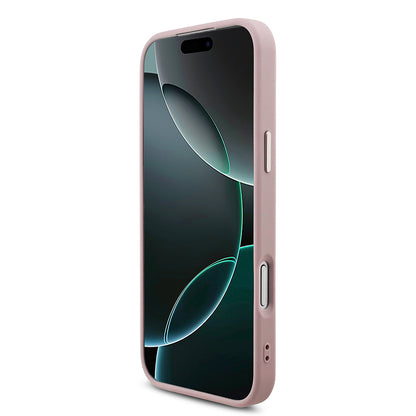 Deksel for Apple iPhone 18 Pro / 17 Pro, Guess, 4G Big Classic Logo, Rosa