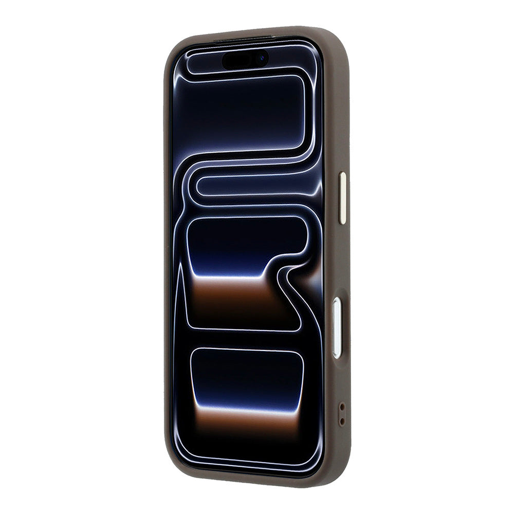 Deksel for Apple iPhone 18 Pro / 17 Pro, Guess, 4G Big Resin Logo, Brun