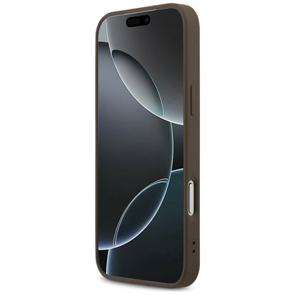 Deksel for Apple iPhone 18 Pro / 17 Pro, Guess, 4G Classic Logo, Brun