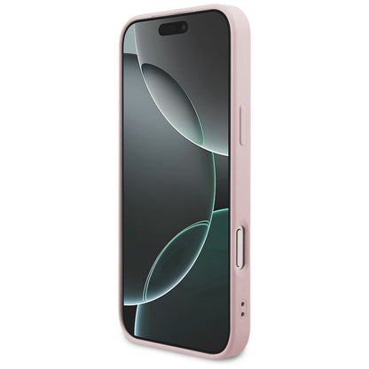 Deksel for Apple iPhone 18 Pro / 17 Pro, Guess, 4G Classic Logo, Rosa