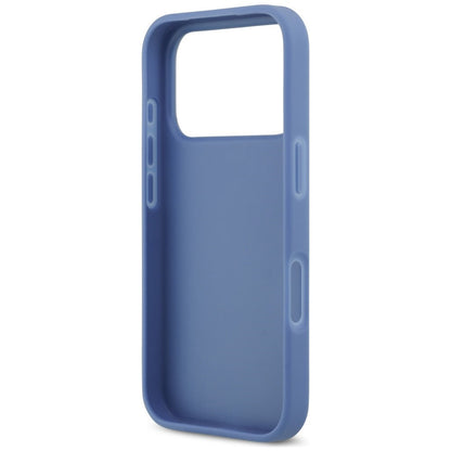 Deksel til Apple iPhone 18 Pro / 17 Pro, Guess, 4G Double Card Triangle, blå