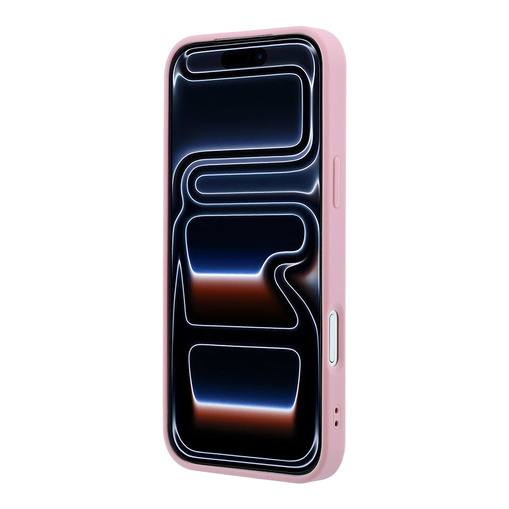 Deksel for Apple iPhone 18 Pro / 17 Pro, Guess, Fixed Glitter Big 4G, Rosa