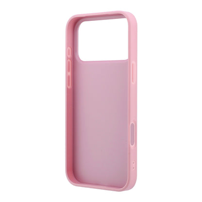 Deksel for Apple iPhone 18 Pro / 17 Pro, Guess, Fixed Glitter Big 4G, Rosa