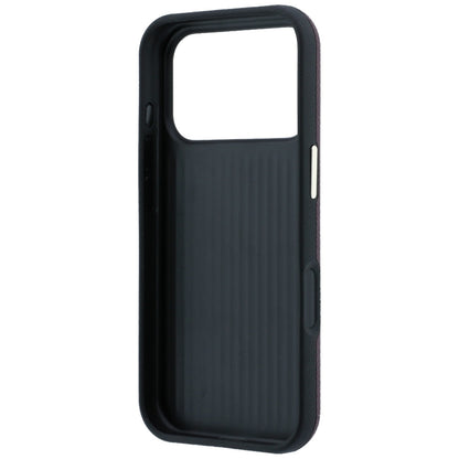 Deksel for Apple iPhone 18 Pro / 17 Pro, Guess, Kornet stort harpikslogo, Burgunder
