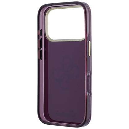 Deksel for Apple iPhone 18 Pro / 17 Pro, Guess, IML 4G Metal Script, Burgunder