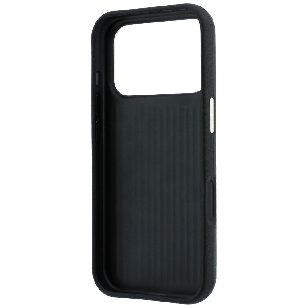Deksel for Apple iPhone 18 Pro / 17 Pro, Guess, Smooth Big Strass Logo, Vinrød