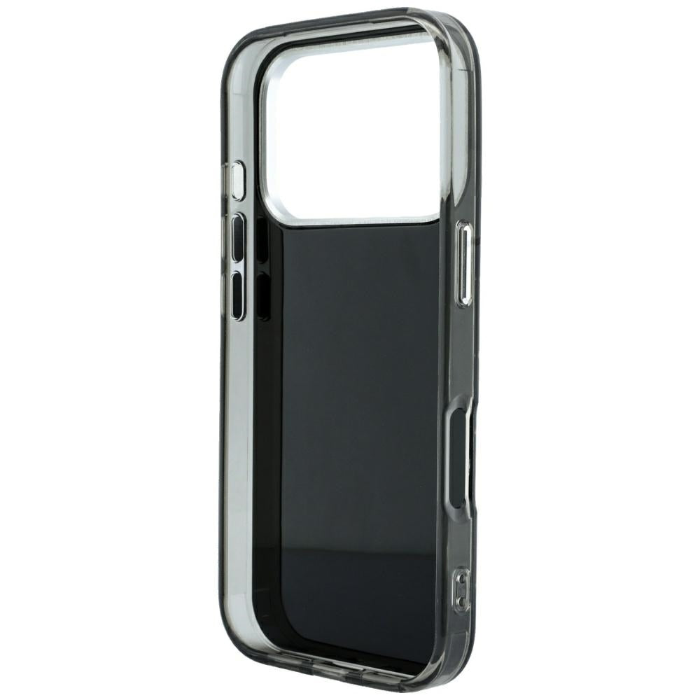 Deksel for Apple iPhone 18 Pro / 17 Pro, Karl Lagerfeld, IML Rhinestones og Elektroplettert Logo, Svart