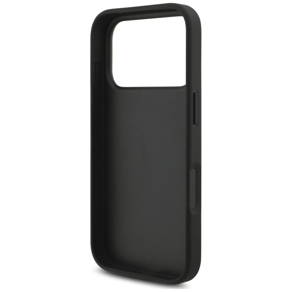 Deksel til Apple iPhone 18 Pro / 17 Pro, Karl Lagerfeld, Saffiano Mono Patch Choupette, svart