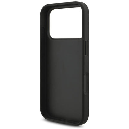 Deksel til Apple iPhone 18 Pro / 17 Pro, Karl Lagerfeld, Saffiano Mono Patch Choupette, svart