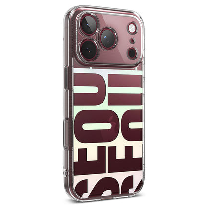 Deksel for Apple iPhone 18 Pro / 17 Pro, Ringke, Fusion Seoul, Burgunder