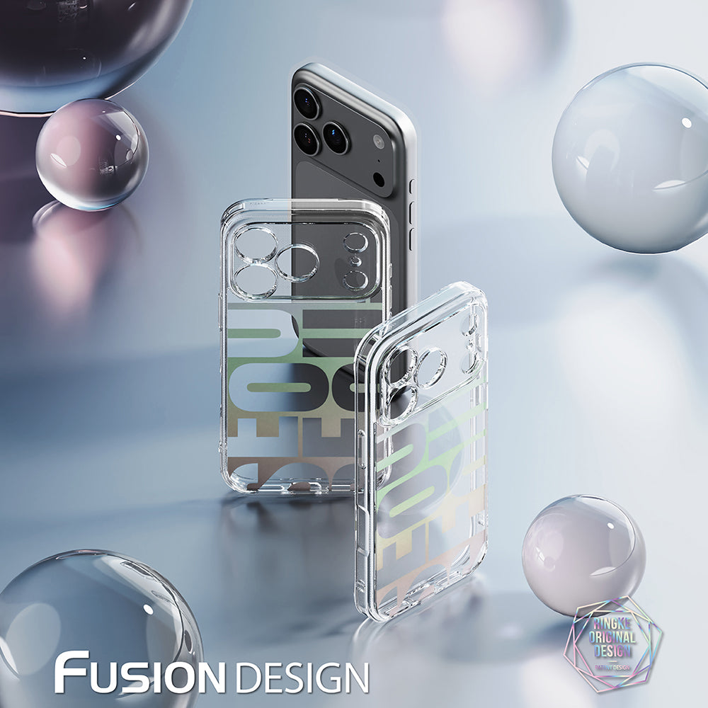 Deksel for Apple iPhone 18 Pro / 17 Pro, Ringke, Fusion Seoul, Burgunder