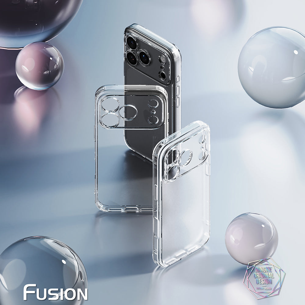 Deksel for Apple iPhone 18 Pro / 17 Pro, Ringke, Fusion, Transparent