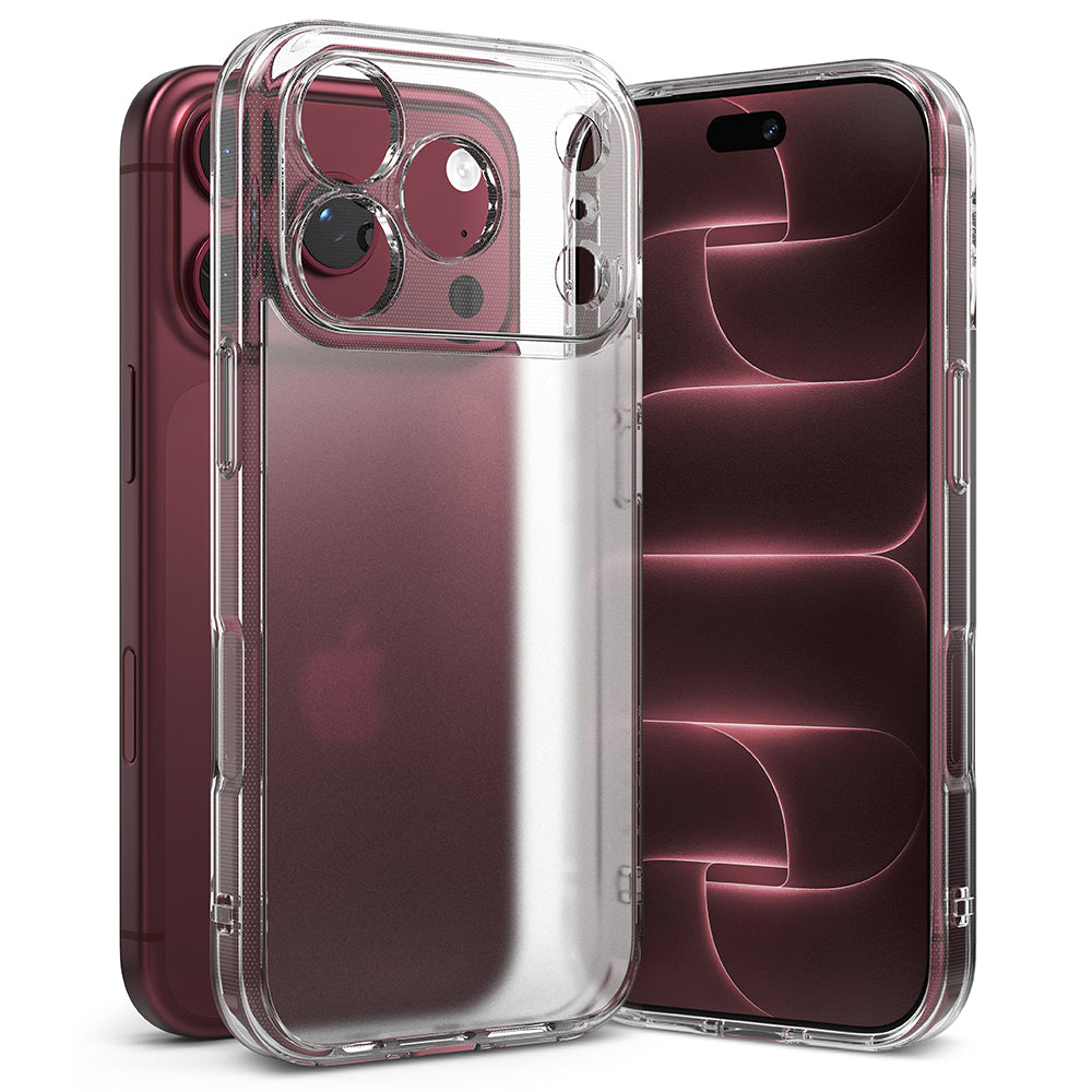 Deksel for Apple iPhone 18 Pro / 17 Pro, Ringke, Fusion, Frostet Transparent