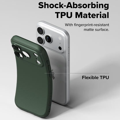 Deksel for Apple iPhone 18 Pro / 17 Pro, Ringke, Onyx, Mørkegrønn