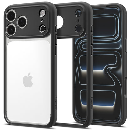 Deksel for Apple iPhone 18 Pro / 17 Pro, Spigen, Ultra Hybrid, Matt svart ACS12154