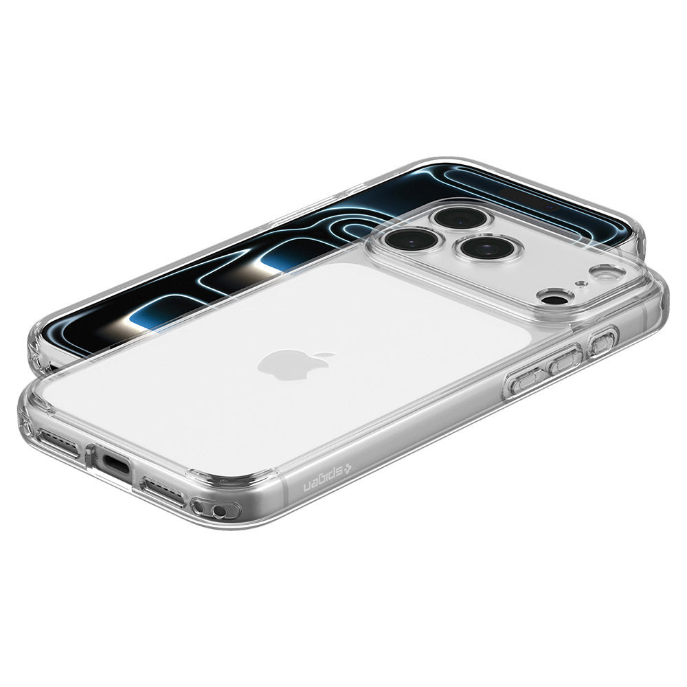 Deksel for Apple iPhone 18 Pro / 17 Pro, Spigen, Ultra Hybrid, Transparent ACS12153