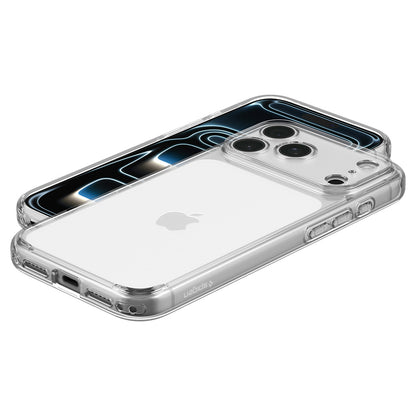 Deksel for Apple iPhone 18 Pro / 17 Pro, Spigen, Ultra Hybrid, Transparent ACS12153