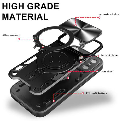 Deksel for Apple iPhone 18 Pro / 17 Pro, Techsuit, CamGuard Pro, Svart