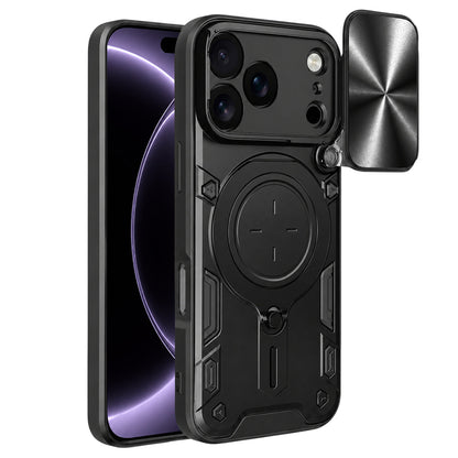 Deksel for Apple iPhone 18 Pro / 17 Pro, Techsuit, CamGuard Pro, Svart