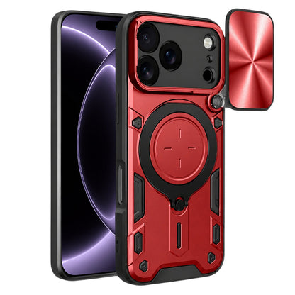 Deksel for Apple iPhone 18 Pro / 17 Pro, Techsuit, CamGuard Pro, Rød