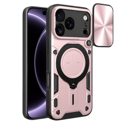 Deksel for Apple iPhone 18 Pro / 17 Pro, Techsuit, CamGuard Pro, Rosa Gull