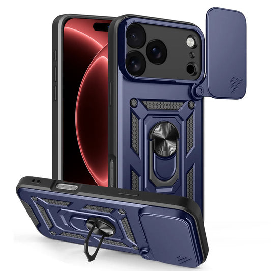 Deksel for Apple iPhone 18 Pro / 17 Pro, Techsuit, CamShield, Blå