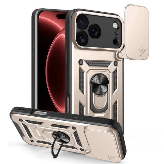 Deksel for Apple iPhone 18 Pro / 17 Pro, Techsuit, CamShield, Gull