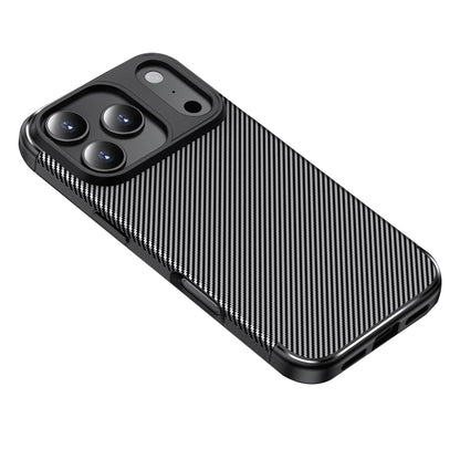 Deksel til Apple iPhone 18 Pro / 17 Pro, Techsuit, CarbonFiber, svart
