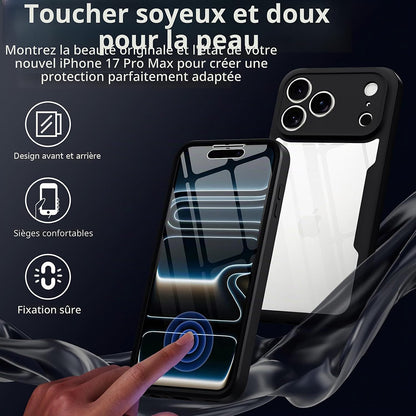 Deksel for Apple iPhone 18 Pro / 17 Pro, Techsuit, ColorVerse 360, Svart